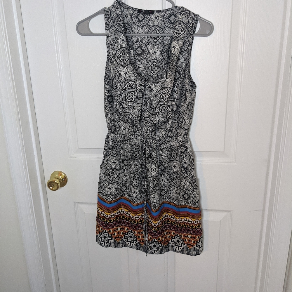 Geometric Mini Dress
